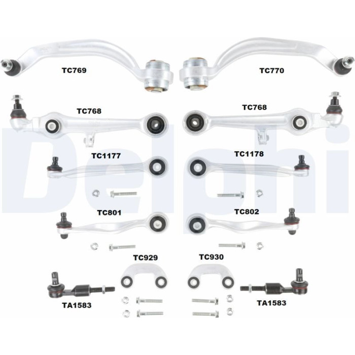 Delphi TC1300KIT Reparatursatz, Querlenker Delphi TC1300KIT Reparatursatz, Querlenker