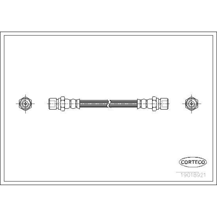 Corteco 19018921 Bremsschlauch