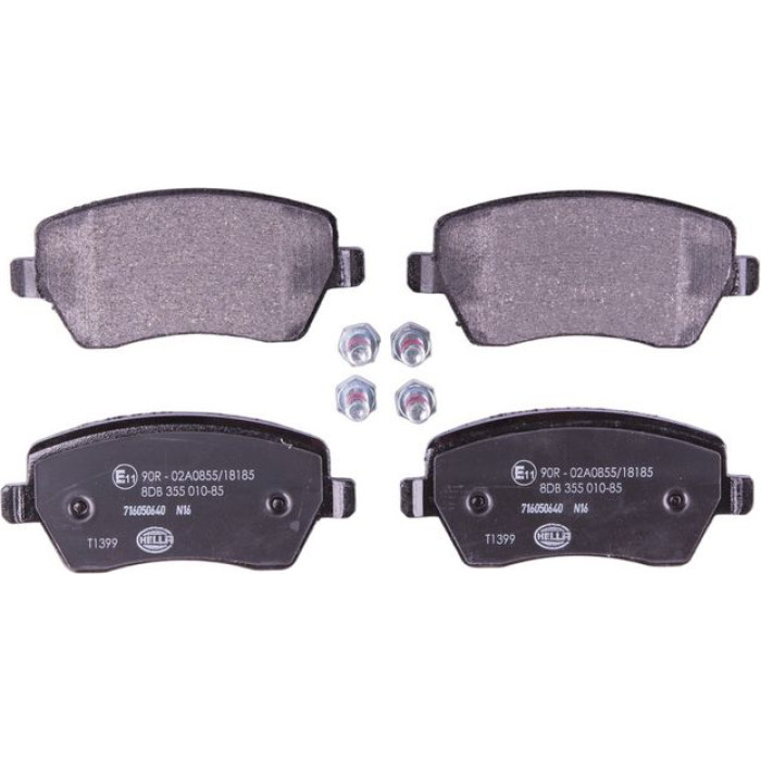 Hella 8DB 355 010-851 Bremsbelagsatz, Scheibenbremse