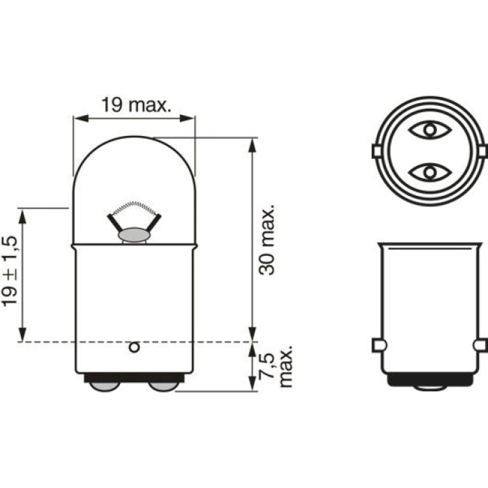 BOSCH 1 987 302 237 Glühlampe, Kennzeichenleuchte Pure Light WS BOSCH 1 987 302 237 Glühlampe, Kennzeichenleuchte Pure Light WS