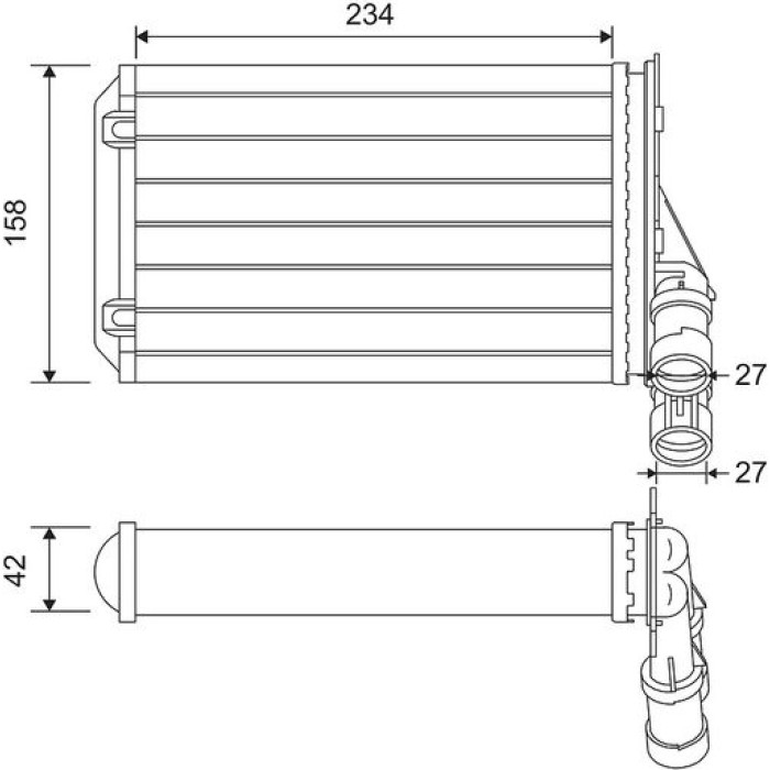 Valeo 812044 Wärmetauscher, Innenraumheizung Valeo 812044 Wärmetauscher, Innenraumheizung