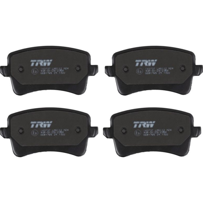 TRW GDB1765 Bremsbelagsatz, Scheibenbremse COTEC