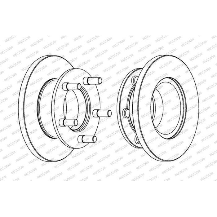 Ferodo FCR221A Bremsscheibe PREMIER
