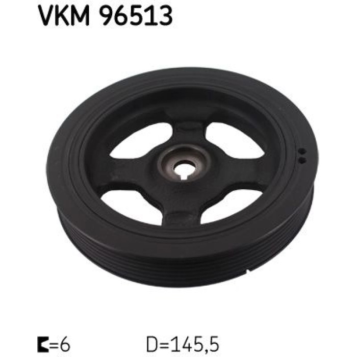 SKF VKM 96513 Riemenscheibe, Kurbelwelle SKF VKM 96513 Riemenscheibe, Kurbelwelle