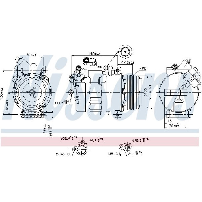 Nissens 89341 Kompressor, Klimaanlage FIRST FIT Nissens 89341 Kompressor, Klimaanlage FIRST FIT