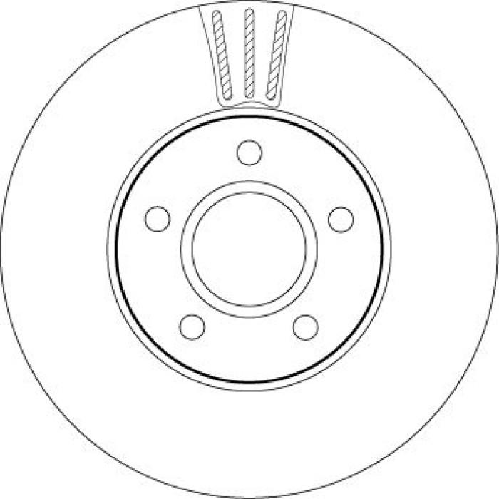TRW DF4465 Bremsscheibe TRW DF4465 Bremsscheibe