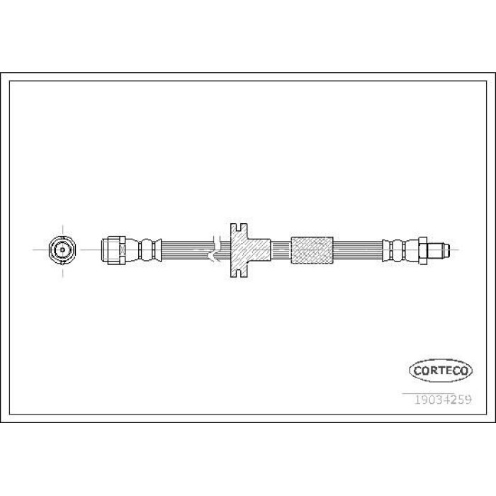 Corteco 19034259 Bremsschlauch Corteco 19034259 Bremsschlauch