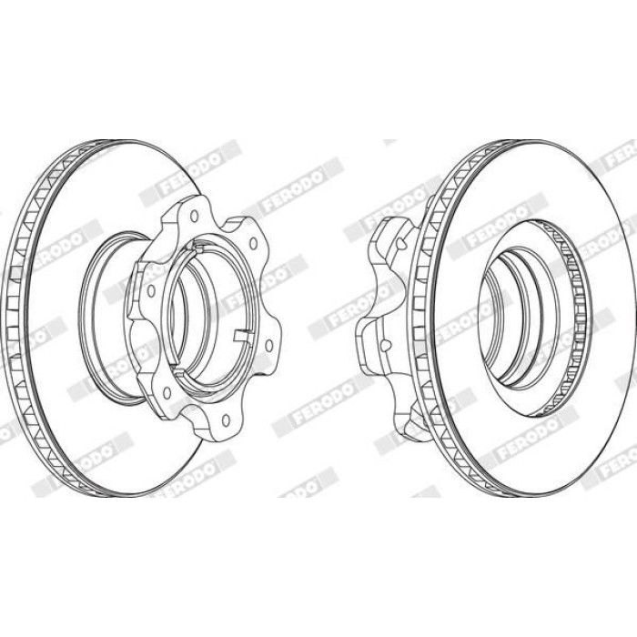 Ferodo FCR209A Bremsscheibe PREMIER Ferodo FCR209A Bremsscheibe PREMIER
