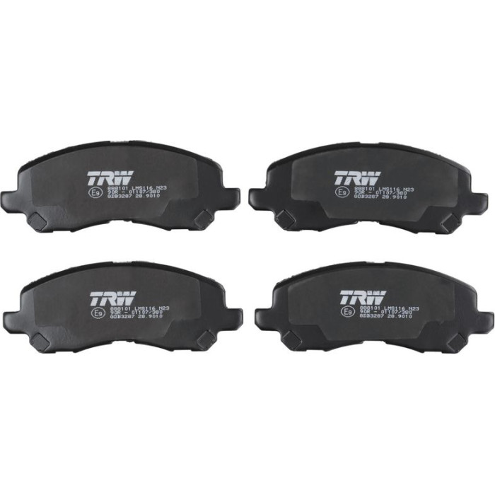 TRW GDB3287 Bremsbelagsatz, Scheibenbremse COTEC TRW GDB3287 Bremsbelagsatz, Scheibenbremse COTEC