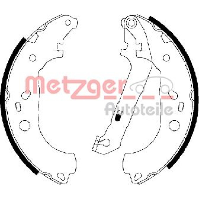 Metzger MG 211 Bremsbackensatz Metzger MG 211 Bremsbackensatz
