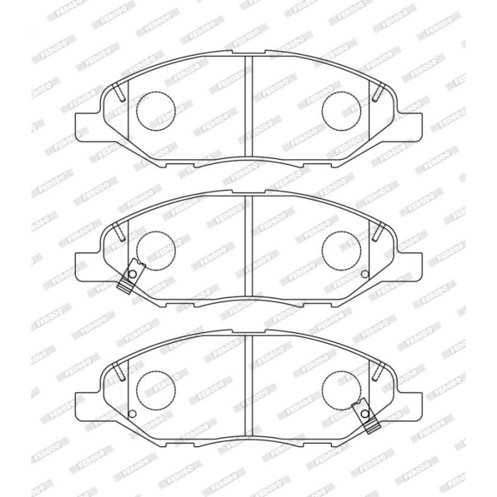 Ferodo FDB5303 Bremsbelagsatz, Scheibenbremse PREMIER ECO FRICTION Ferodo FDB5303 Bremsbelagsatz, Scheibenbremse PREMIER ECO FRICTION