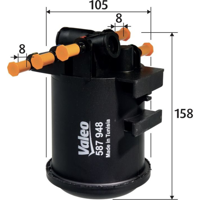 Valeo 587948 Kraftstofffilter Valeo 587948 Kraftstofffilter