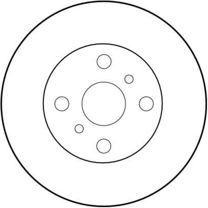 TRW DF1409 Bremsscheibe