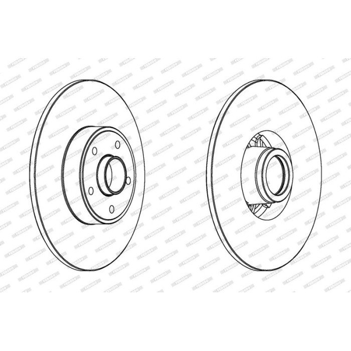 Ferodo DDF1386C-1 Bremsscheibe PREMIER