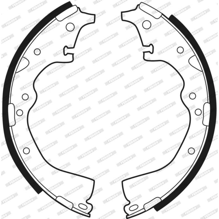 Ferodo FSB284 Bremsbackensatz PREMIER Ferodo FSB284 Bremsbackensatz PREMIER