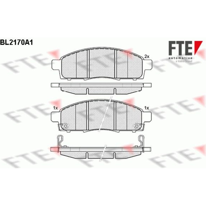 FTE 9010689 Bremsbelagsatz, Scheibenbremse FTE 9010689 Bremsbelagsatz, Scheibenbremse