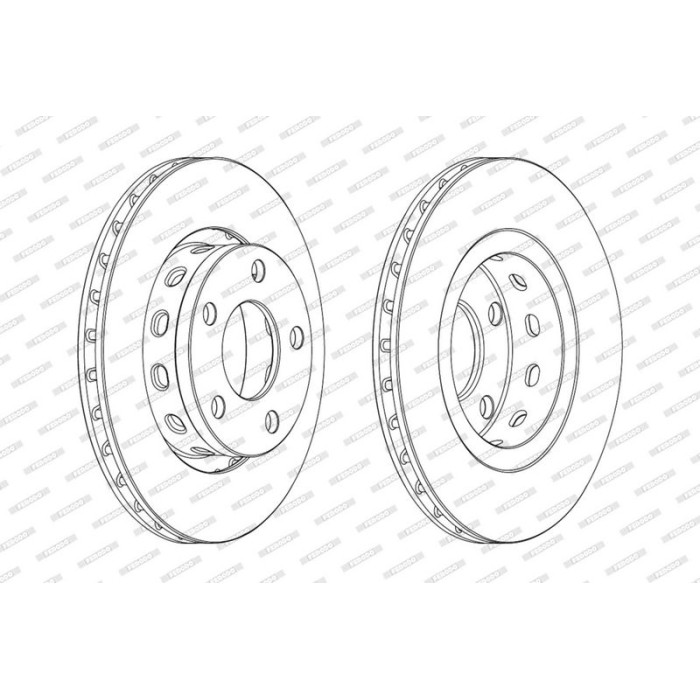 Ferodo DDF2151C Bremsscheibe PREMIER Ferodo DDF2151C Bremsscheibe PREMIER