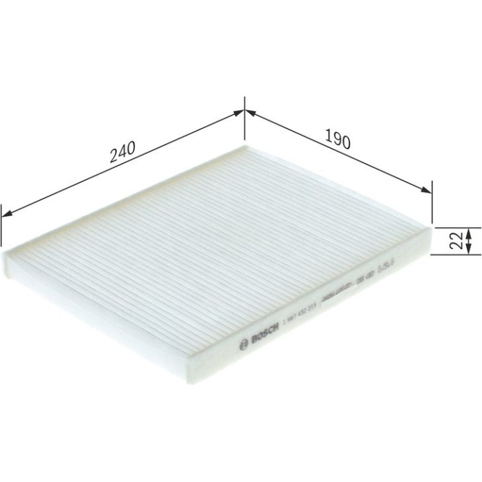 BOSCH 1 987 432 215 Innenraumfilter FILTER+ BOSCH 1 987 432 215 Innenraumfilter FILTER+