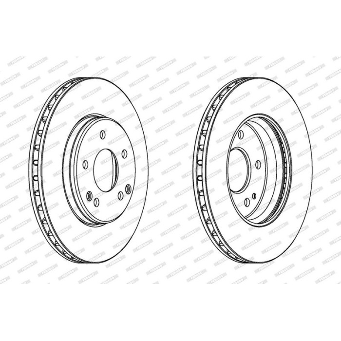 Ferodo DDF1135C Bremsscheibe PREMIER Coat+ disc Ferodo DDF1135C Bremsscheibe PREMIER Coat+ disc