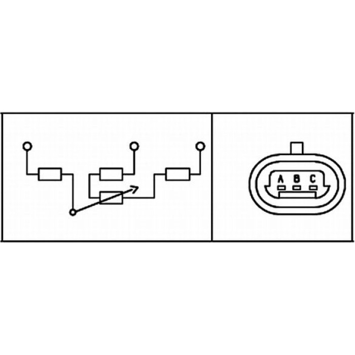 Hella 6PX 008 476-461 Sensor, Drosselklappenstellung Hella 6PX 008 476-461 Sensor, Drosselklappenstellung
