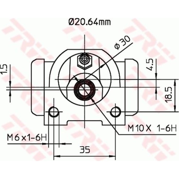 TRW BWF261 Radbremszylinder
