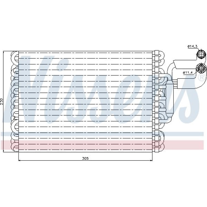 Nissens 92059 Verdampfer, Klimaanlage Nissens 92059 Verdampfer, Klimaanlage