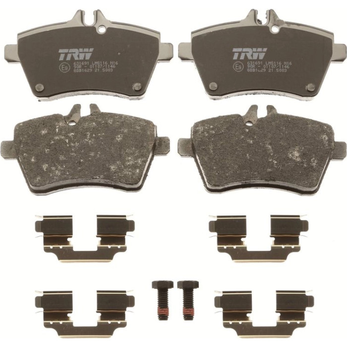 TRW GDB1629 Bremsbelagsatz, Scheibenbremse COTEC TRW GDB1629 Bremsbelagsatz, Scheibenbremse COTEC
