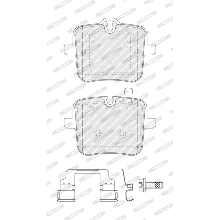 Ferodo FDB5302 Bremsbelagsatz, Scheibenbremse PREMIER ECO FRICTION Ferodo FDB5302 Bremsbelagsatz, Scheibenbremse PREMIER ECO FRICTION