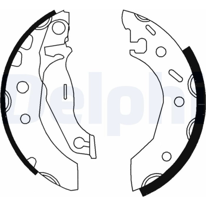 Delphi LS1728 Bremsbackensatz