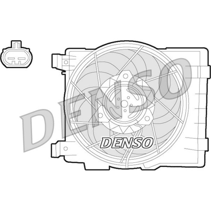 Denso DER20015 Lüfter, Motorkühlung