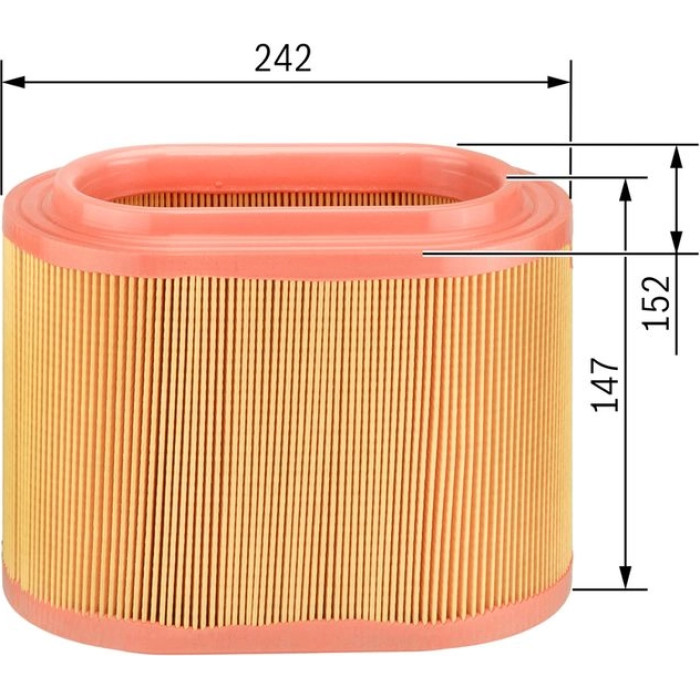 BOSCH 1 987 429 109 Luftfilter BOSCH 1 987 429 109 Luftfilter