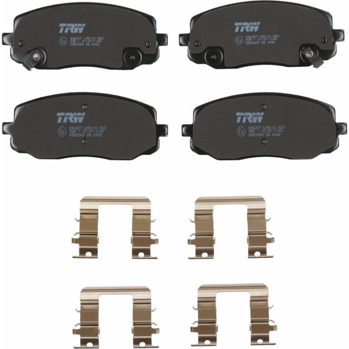 TRW GDB3369 Bremsbelagsatz, Scheibenbremse COTEC TRW GDB3369 Bremsbelagsatz, Scheibenbremse COTEC