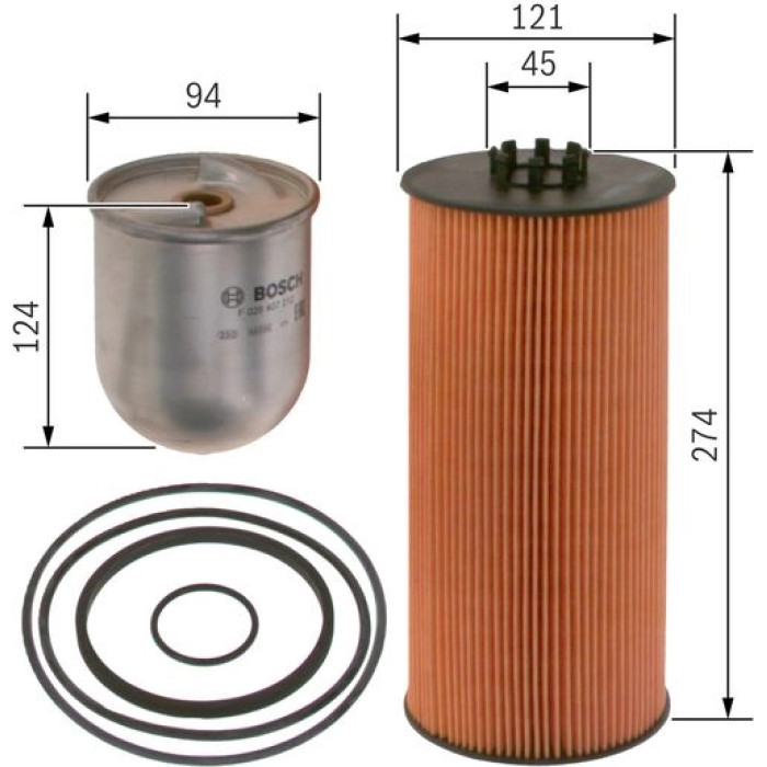 BOSCH F 026 407 212 Ölfilter