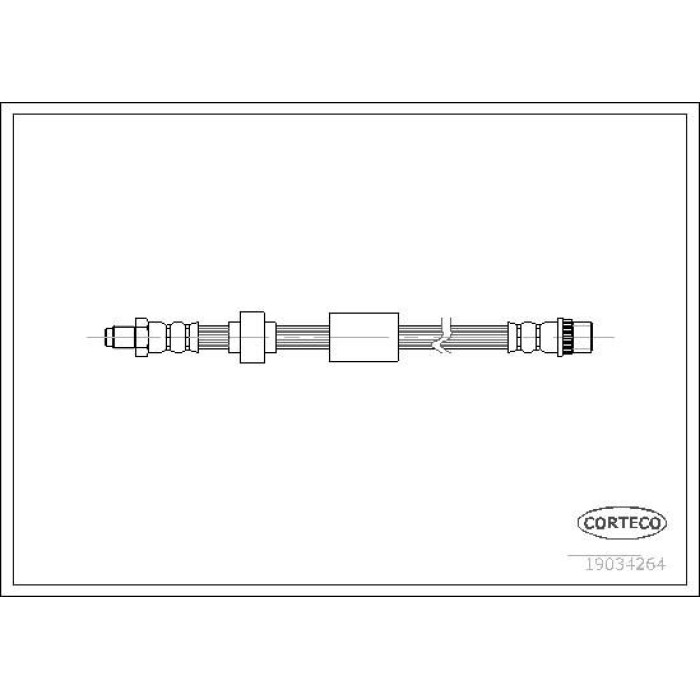 Corteco 19034264 Bremsschlauch