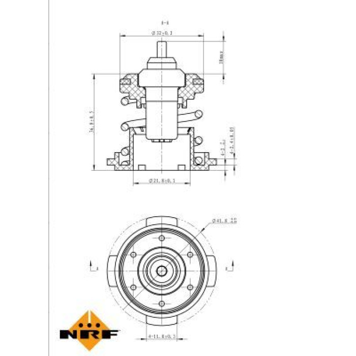 NRF 725225 Thermostat, Kühlmittel NRF 725225 Thermostat, Kühlmittel