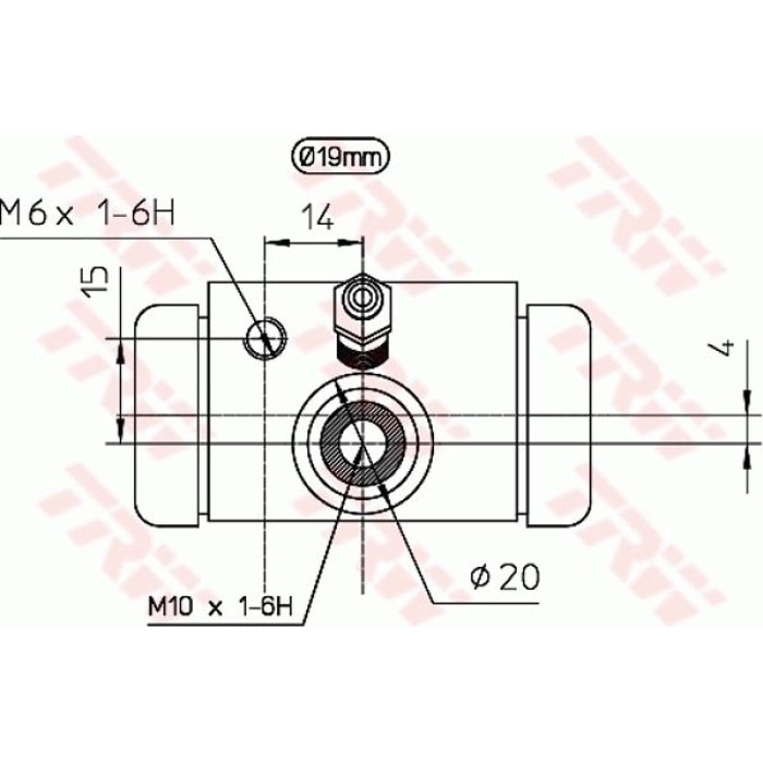 TRW BWD310 Radbremszylinder TRW BWD310 Radbremszylinder