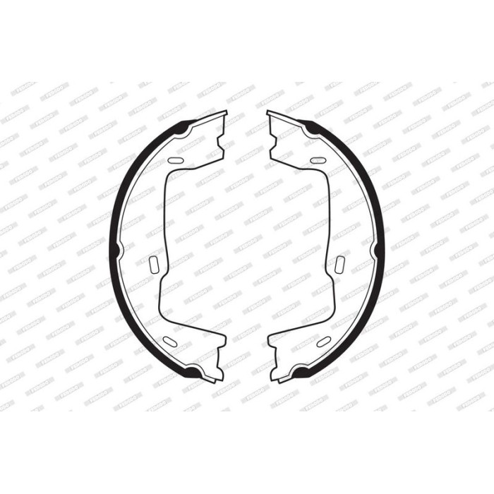 Ferodo FSB227 Bremsbackensatz, Feststellbremse PREMIER Ferodo FSB227 Bremsbackensatz, Feststellbremse PREMIER