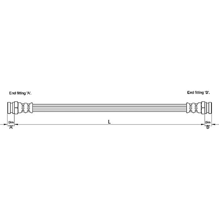 Metzger 4110229 Bremsschlauch