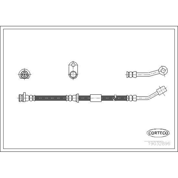Corteco 19032896 Bremsschlauch