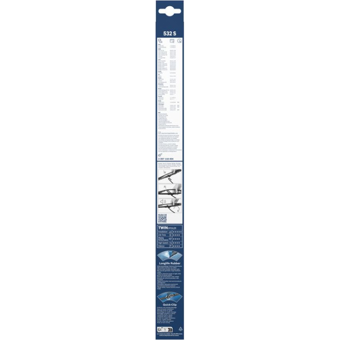 BOSCH 347 S Scheibenwischer Twin 3 397 118 404 BOSCH 347 S Scheibenwischer Twin 3 397 118 404