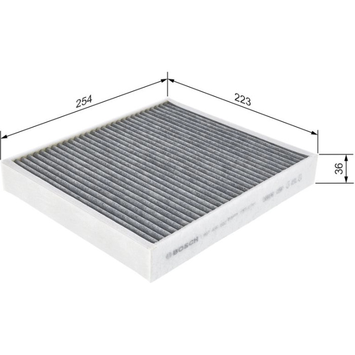 BOSCH 1 987 435 502 Innenraumfilter BOSCH 1 987 435 502 Innenraumfilter