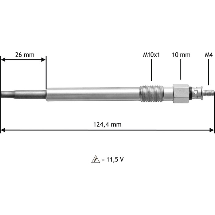 Valeo 345162 Glühkerze Valeo 345162 Glühkerze