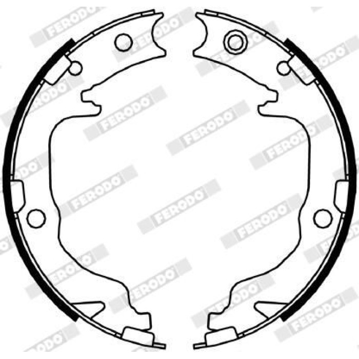 Ferodo FSB4059 Bremsbackensatz, Feststellbremse PREMIER Ferodo FSB4059 Bremsbackensatz, Feststellbremse PREMIER