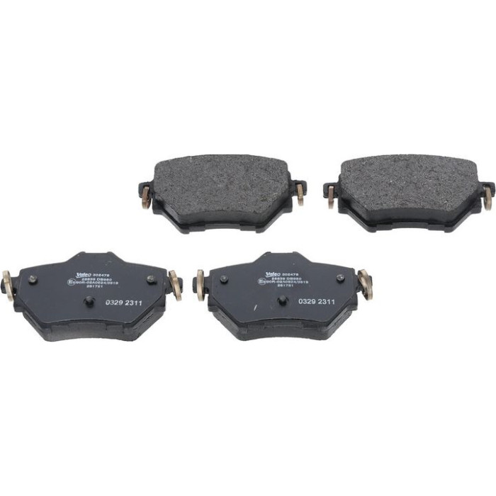 Valeo 302478 Bremsbelagsatz, Scheibenbremse ESSENTIAL