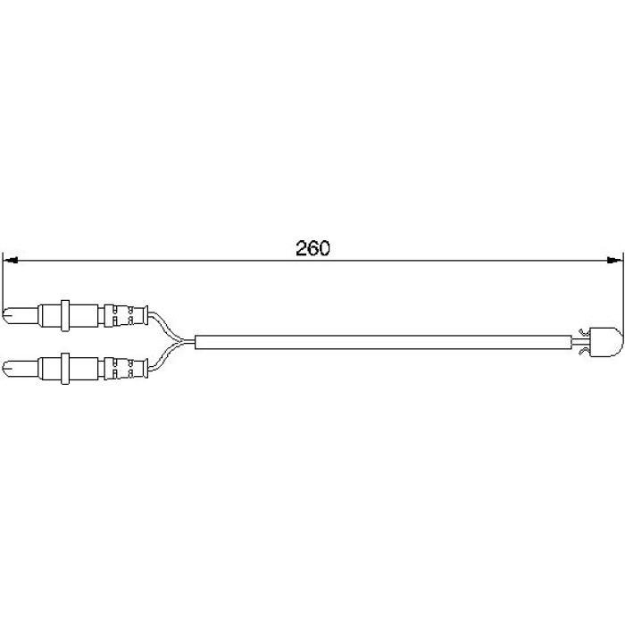 BOSCH 1 987 474 975 Warnkontakt, Bremsbelagverschleiß