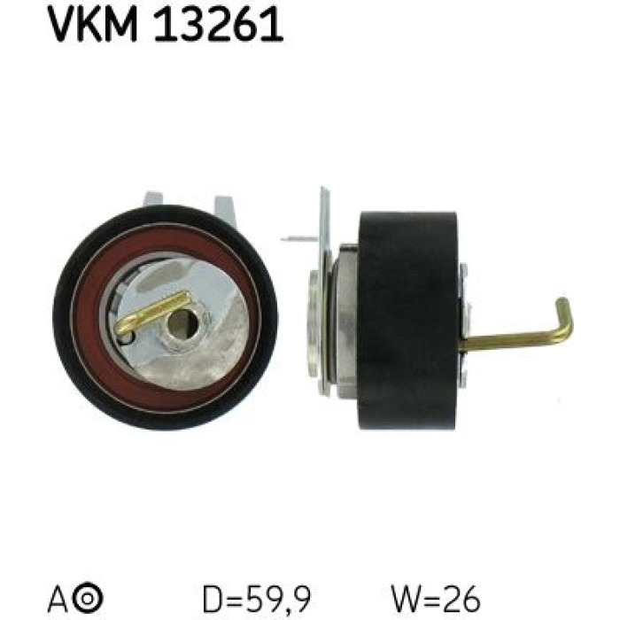 SKF VKM 13261 Spannrolle, Zahnriemen SKF VKM 13261 Spannrolle, Zahnriemen