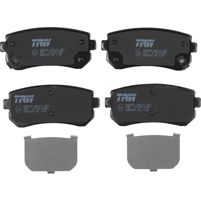 TRW GDB3474 Bremsbelagsatz, Scheibenbremse COTEC TRW GDB3474 Bremsbelagsatz, Scheibenbremse COTEC