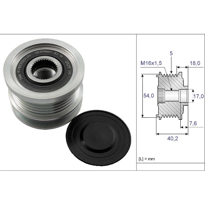 INA 535 0143 10 Generatorfreilauf INA 535 0143 10 Generatorfreilauf