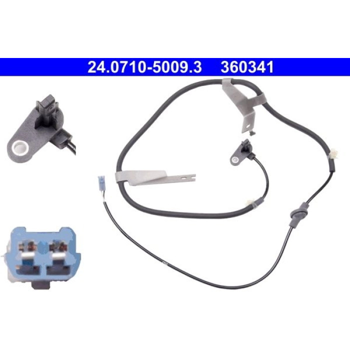 ATE 24.0710-5009.3 Sensor, Raddrehzahl