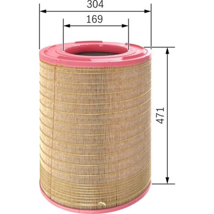 BOSCH F 026 400 330 Luftfilter